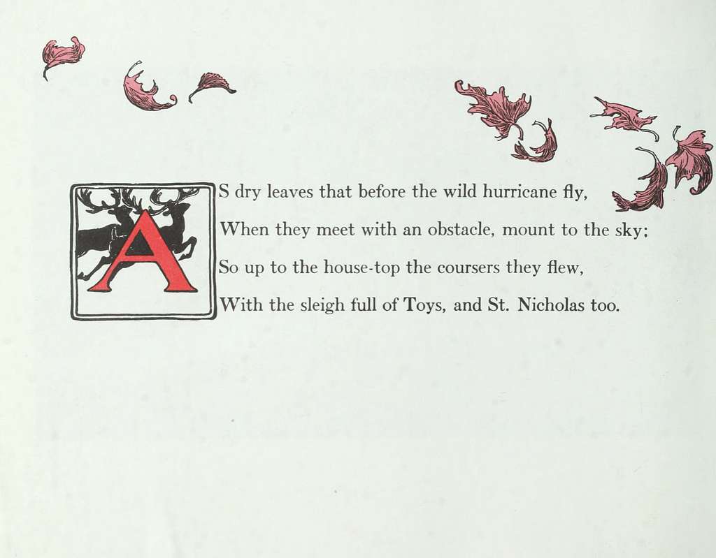 Twas the Night Before Christmas - 1912 edition of the poem, illustrated by Jessie Willcox Smith